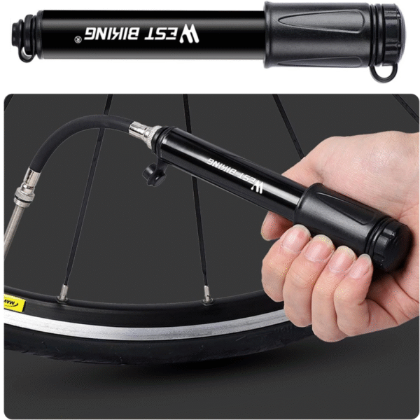 Bomba de Aire WEST BIKING Con Manguera 100PSI