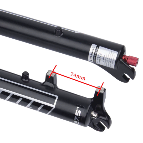 Horquilla de Suspensión BOLANY ZONE R29, Bloqueo de Manillar Neumático e Hidráulico, Recta