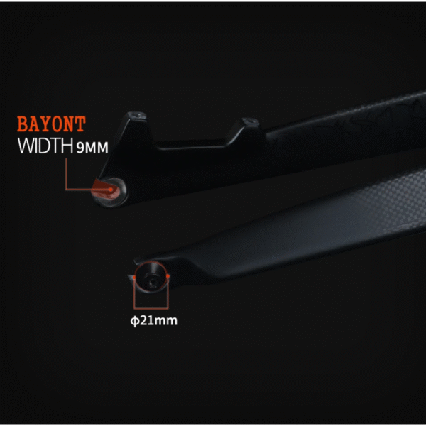 Horquilla Rígida de Carbono TOSEEK R29