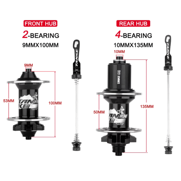 Buje TANKE TH240 36H Varios Colores