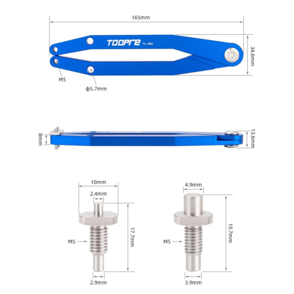 Extractor de Tapa de Pedal de Llave TOOPRE SRAM