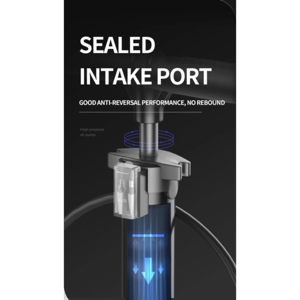 Mamómetro Bomba de Aire SUPER PUMP 160PSI – Soporte de Pie