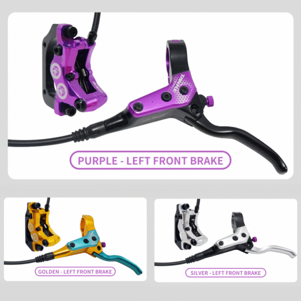 Kit de Freno HIDRÁULICO de 4 Pistones TANKE TB650, Varios Colores