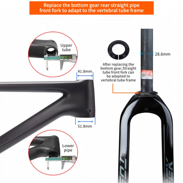 Horquilla Rígida de Carbono TOSEEK R29