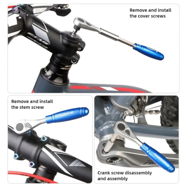 Herramientas TOOPRE Mini Click Key Estuche / Adaptadores / Parche