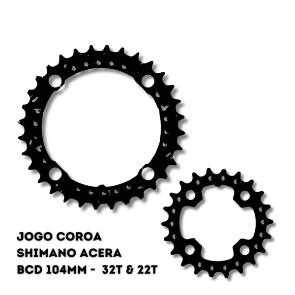 Kit de reparación de carter de 22T Y 32T para BCD de 104mm