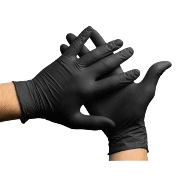 Guantera Mecánica con 100 Unidades – Negro