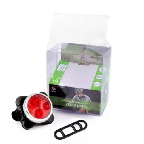 1-197 Luz Led Intermitente Combo ZECTO Unidad USB 50 Lúmenes Atrás