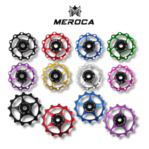 1-23 Polea de Rodamientos MEROCA 11T y 13T de Varios Colores