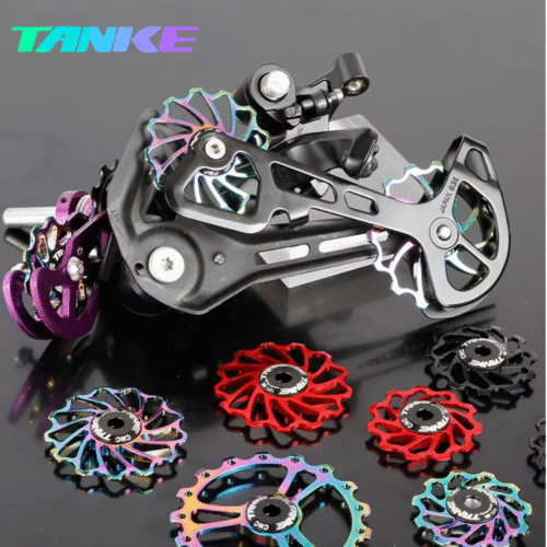 1-28 Polea de Depósito CNC con Rodamientos Cerámicos de Varios Tamaños