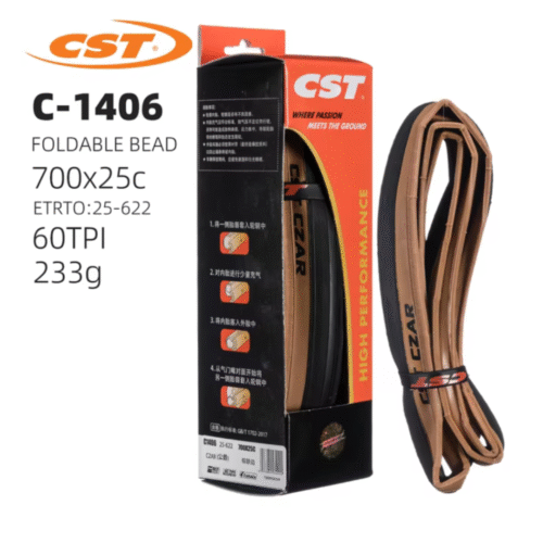 CST CZAR Neumática 700x25C 60TPI Carretera