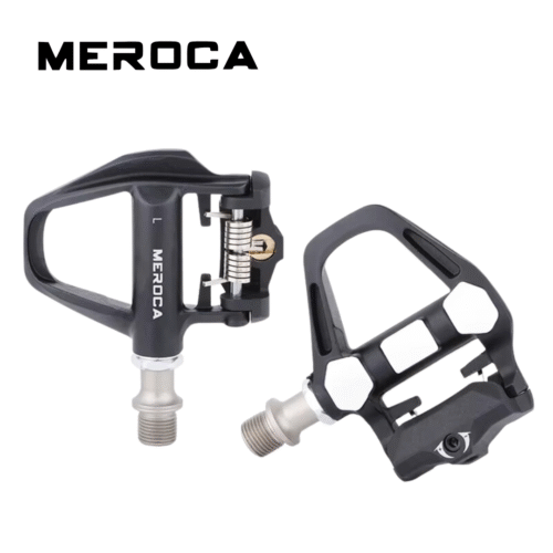 Pedal de Clip de Velocidad MEROCA con Cala – Negro