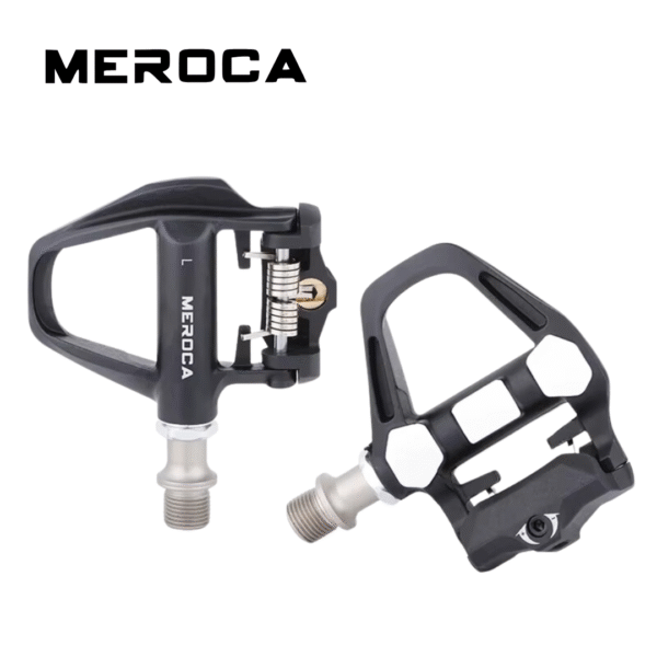 Pedal de Clip de Velocidad MEROCA con Cala – Negro