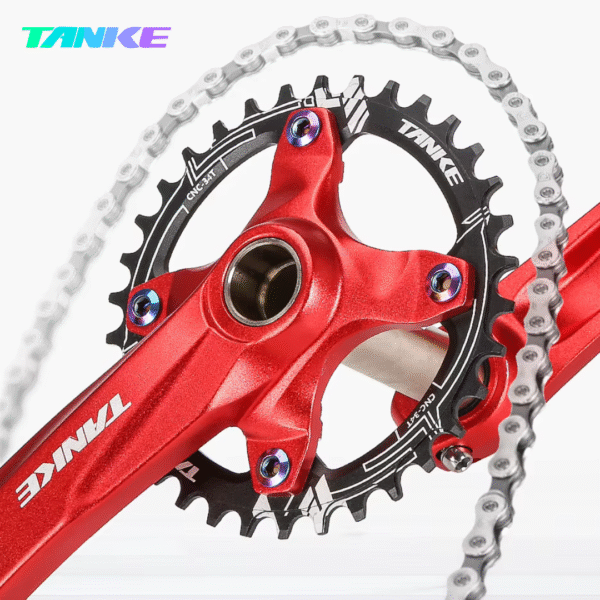 Juego de Bielas TANK 36T Integrado Rojo