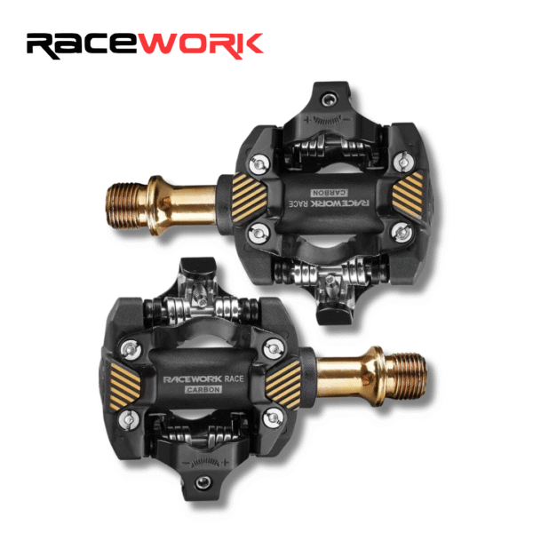 Pedal de MTB CLIP RACEWORK con Cala - Negro