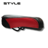 Sillín Estilo BMX – Negro y Rojo