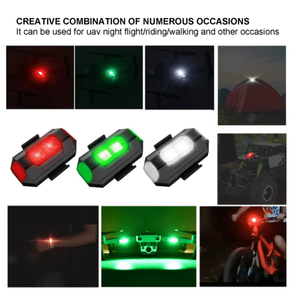 Intermitente Led Mini 2 con Luces de Varios Colores