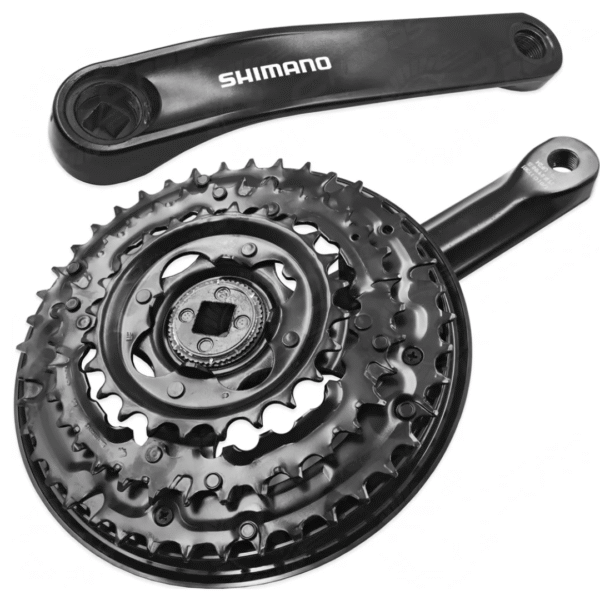 SHIMANO TY301 TOURNEY Juego de Bielas de Eje Cuadrado 24T/34T/42D
