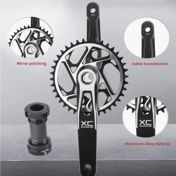 Juego de Bielas Integrado XC LUTU GXP 36T Negro