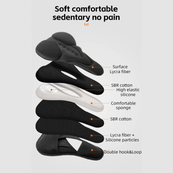 Cubierta de Gel WEST para Ciclismo – Negra