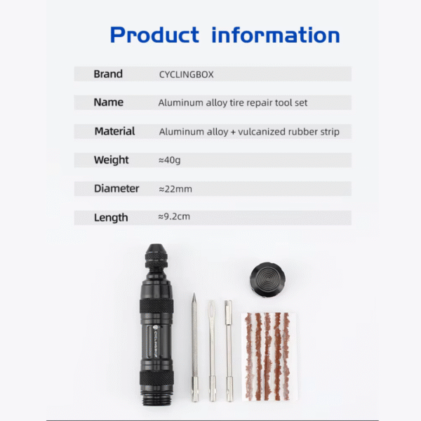 Kit de Parche para Pasta sin Tubo CYCLINGBOX