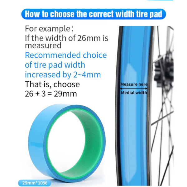 Cinta sin Tubo LEBYCLE R29 10 Metros – 25mm