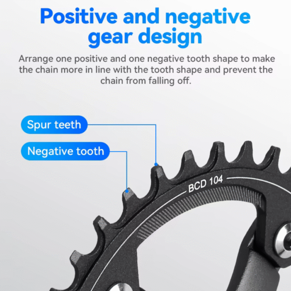 FC4000 BCD 104mm 36T & 40T Juego de Bielas de Tanque Cuadrado