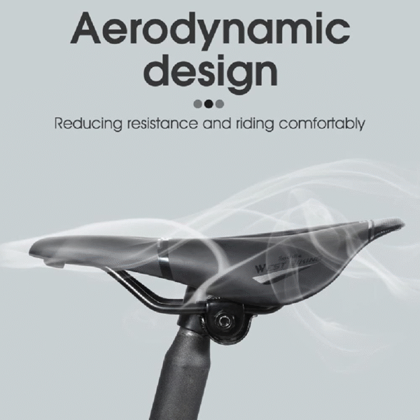 Silla Negra Deportiva de Ciclismo WEST BIKING