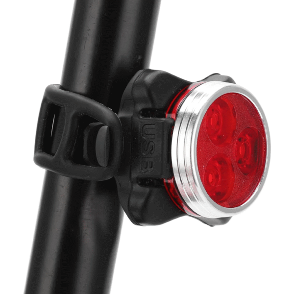 Luz Led Intermitente Combo ZECTO Unidad USB 50 Lúmenes Atrás