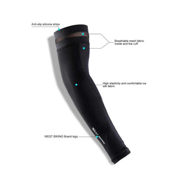 WEST BIKE Mnga UPF 50+ Descendiendo 5° Piel