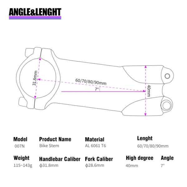 Mesa Camaleón de MTB de Aluminio SHIKRA – Varios Tamaños