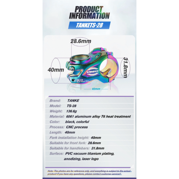 Mesa de Depósitos 31,8 40mm Aluminio – Camaleón