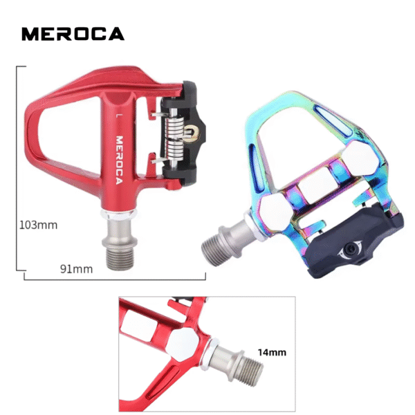 Pedal de Clip de Velocidad MEROCA con Cala – Negro