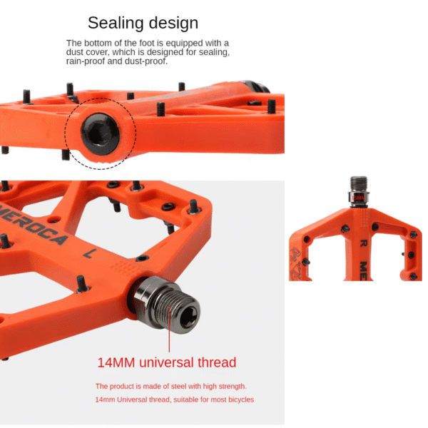 Pedal de Plataforma MEROCA Nylon Violeta
