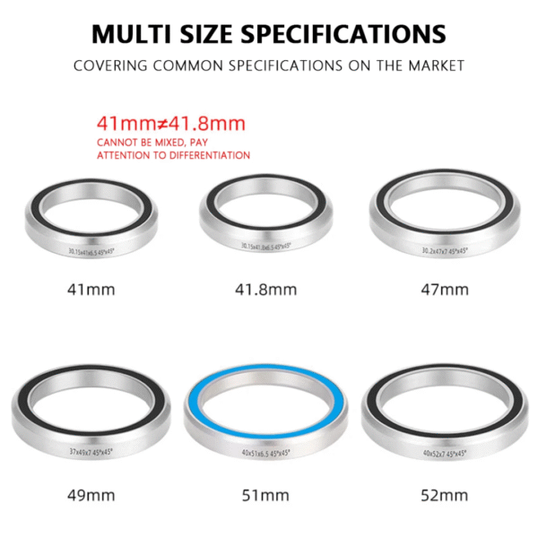 Rodamientos de Caja de Dirección de Varios Tamaños