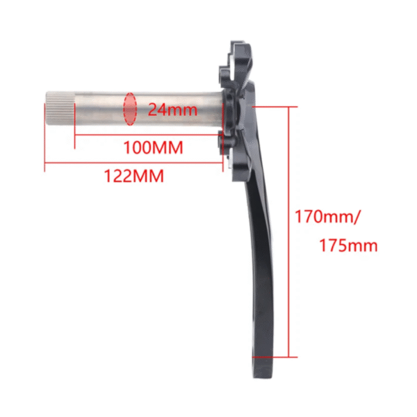 RACEWORK XT Juego de Bielas de Eje Integrado CROWN 36T