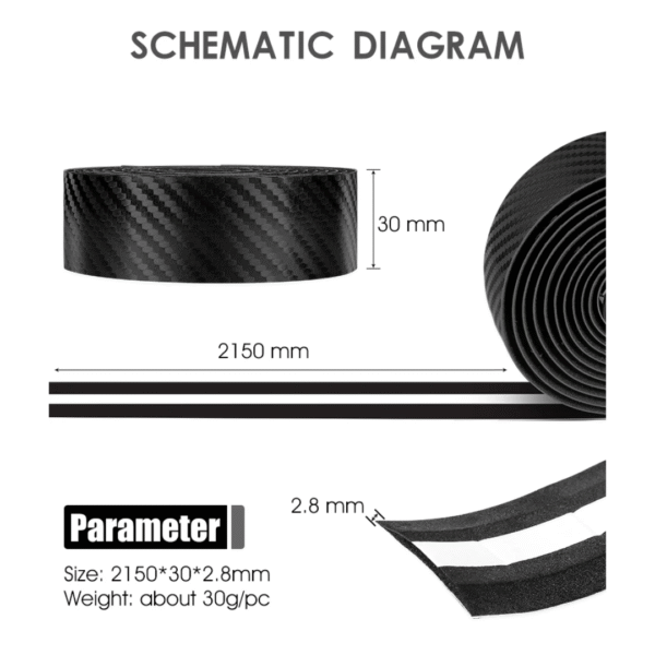 Cinta de Manillar WEST BIKING Carbon