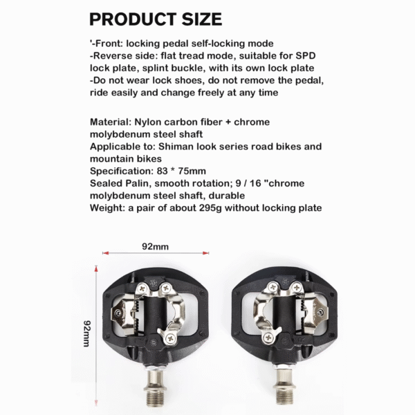 Pedal CLIP TANKE con Cala