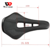 WEST BIKING con Silla de Gel – Negra