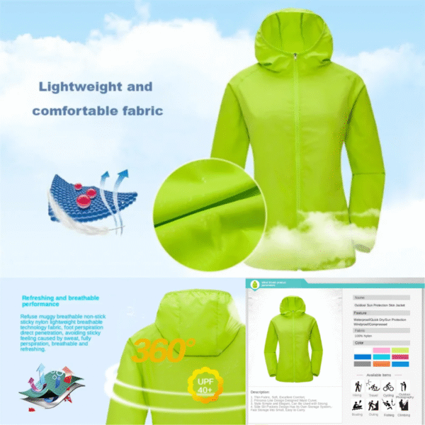 Chaqueta Impermeable Cortavientos