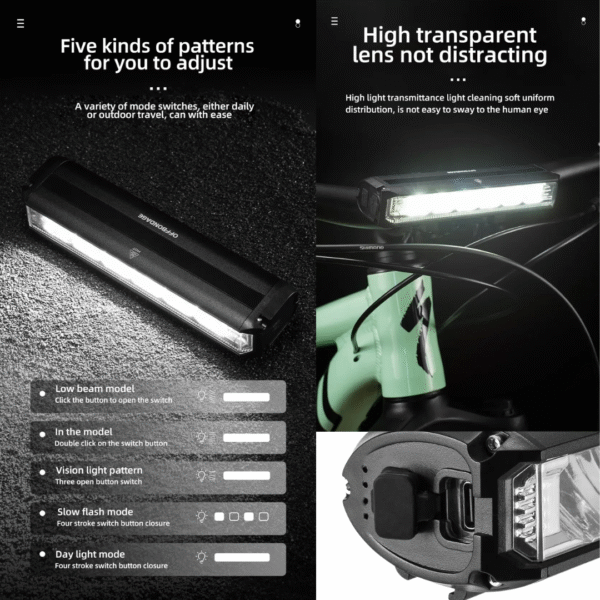 Linterna Led Frontal OFFBONDAGE – 3 / 5 / 6 Leds