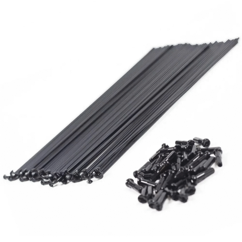 Radios de Acero Inoxidable de Varios Tamaños y Grosores - 72 Piezas