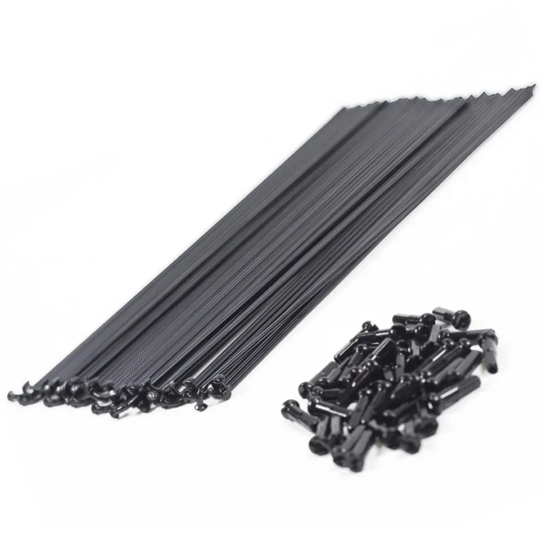 Radios de Acero Inoxidable de Varios Tamaños y Grosores - 72 Piezas